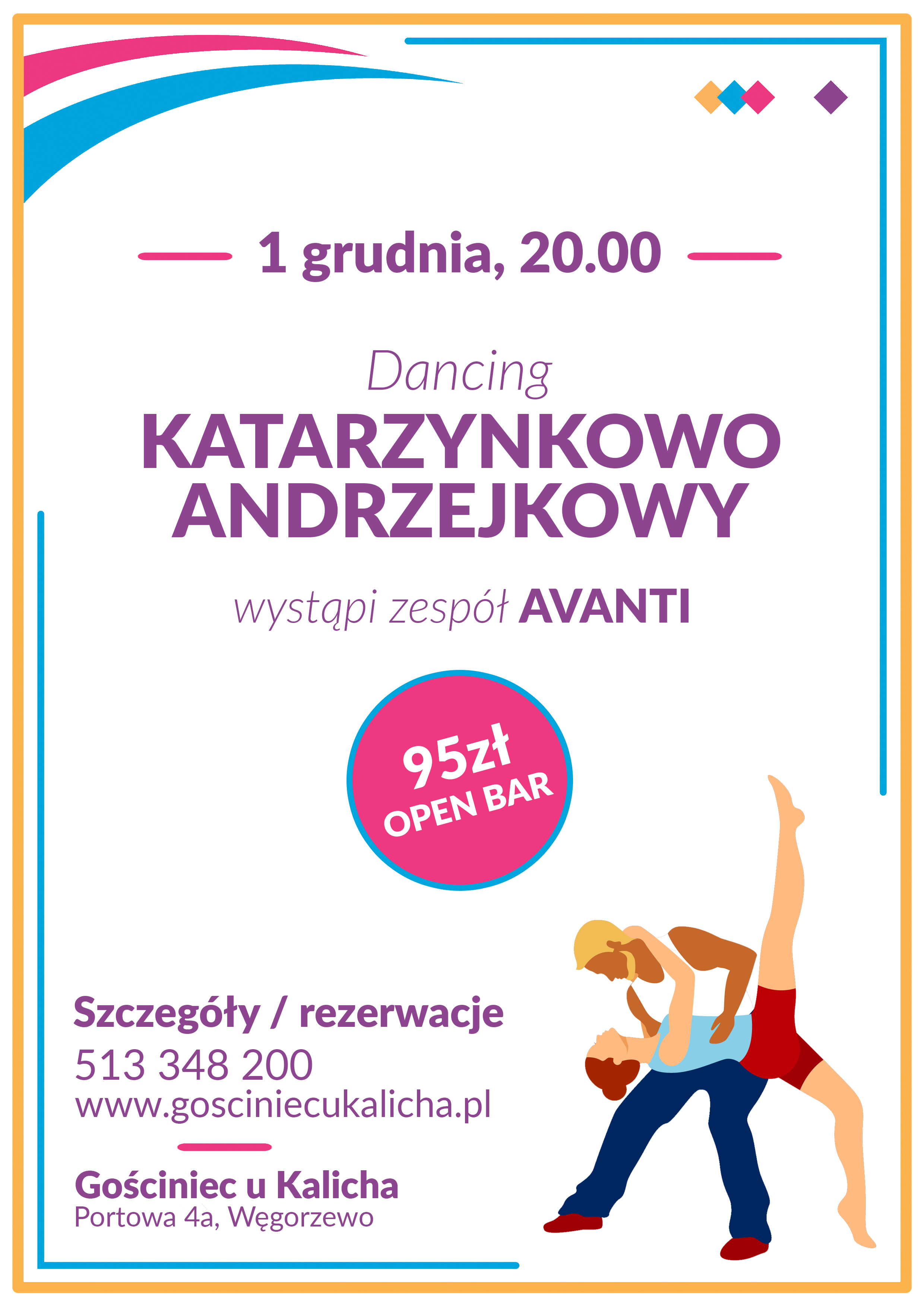 Katarzynkowo-Andrzejkowy Dancing z niespodzianką